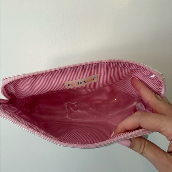 Lovely Monkey Large Makeup Bag in Pale Pink - Picture 3 of 5